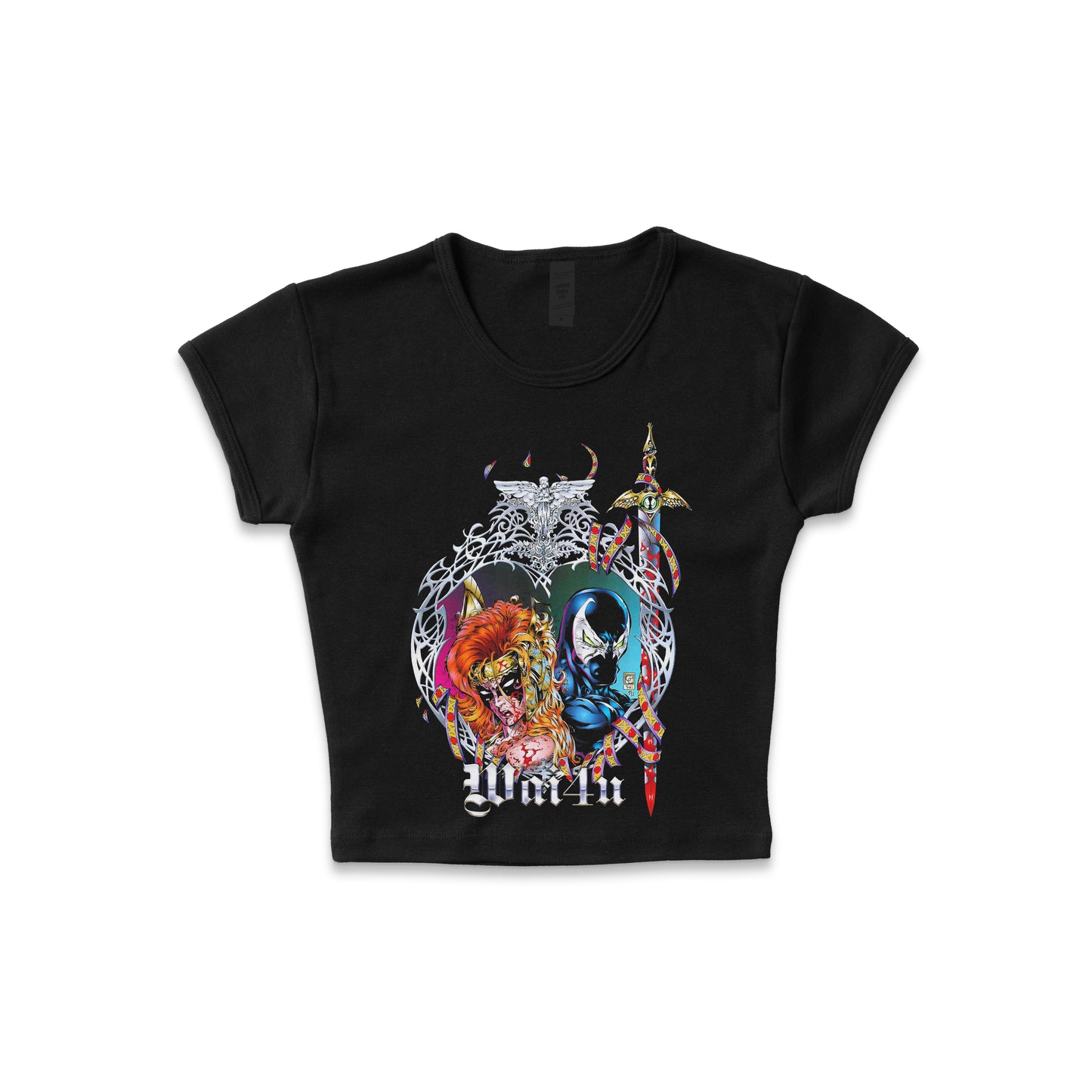 Angela Spawn - LAA Baby Rib Crop Top