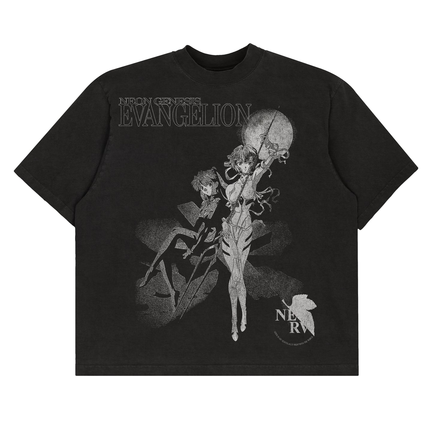 Neon Genesis Evangelion: Rei & Asuka Distressed - Tee *limited*