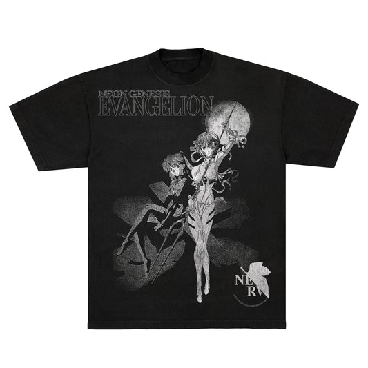 Neon Genesis Evangelion: Rei & Asuka Distressed - Tee *limited*