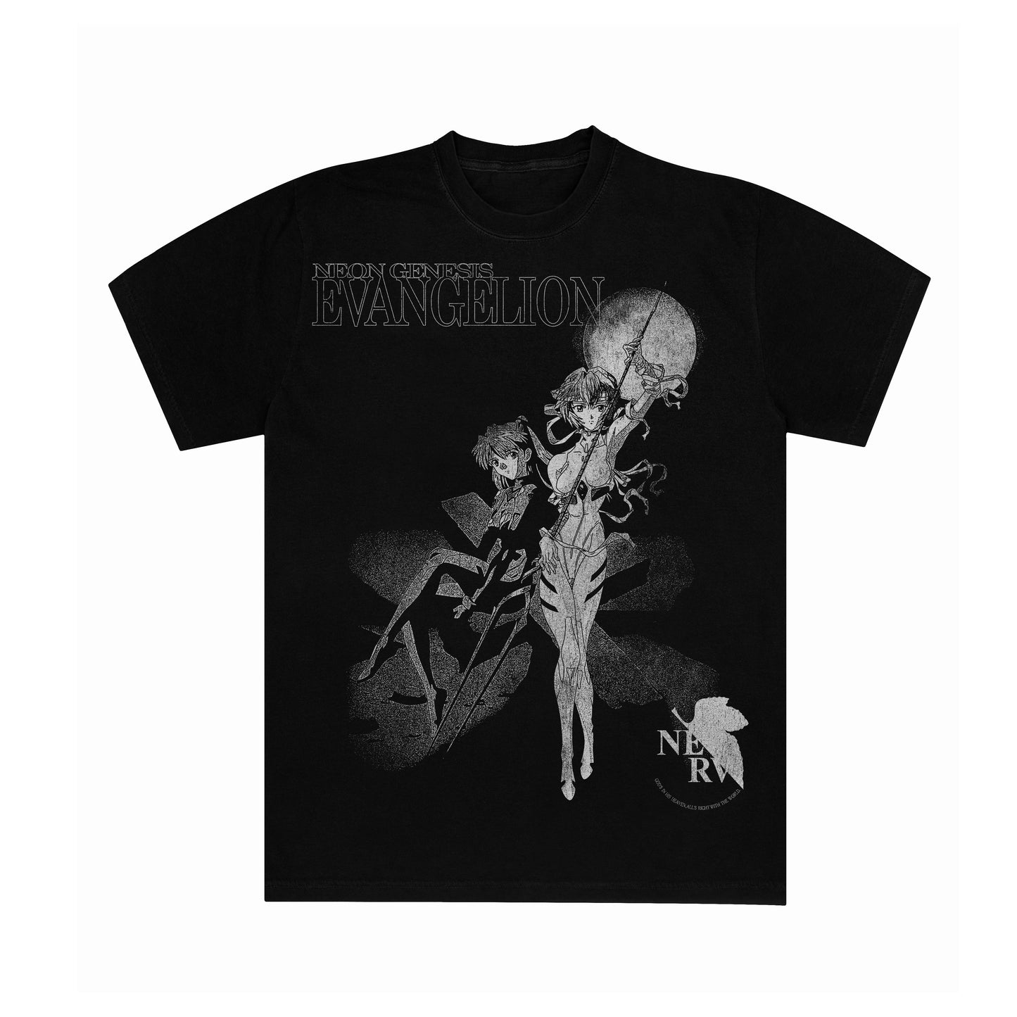 Neon Genesis Evangelion: Rei & Asuka Distressed - Tee *limited*