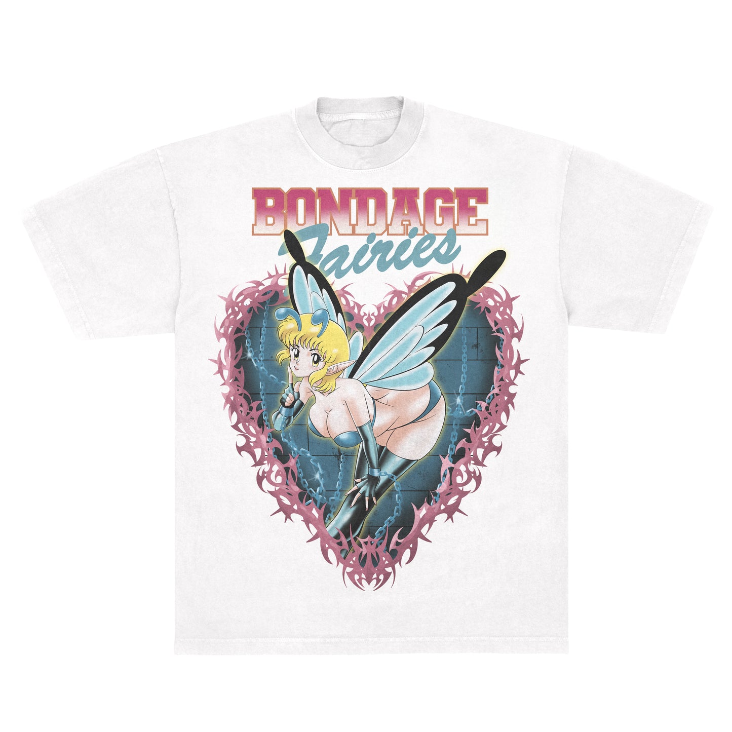 Bondage Fairies Heart - LAA 1801 White *Limited*