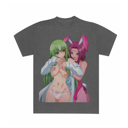 Code Geass C.C. & Kallen Easter Bunnies - Tee *limited*