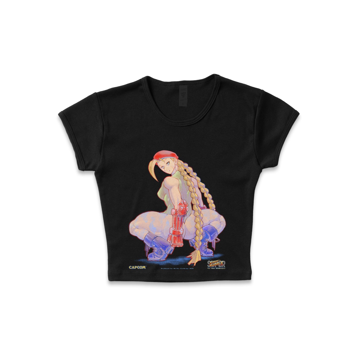 Cammy "Anaconda" Street Fighter 2 - LAA Baby Rib Crop Top