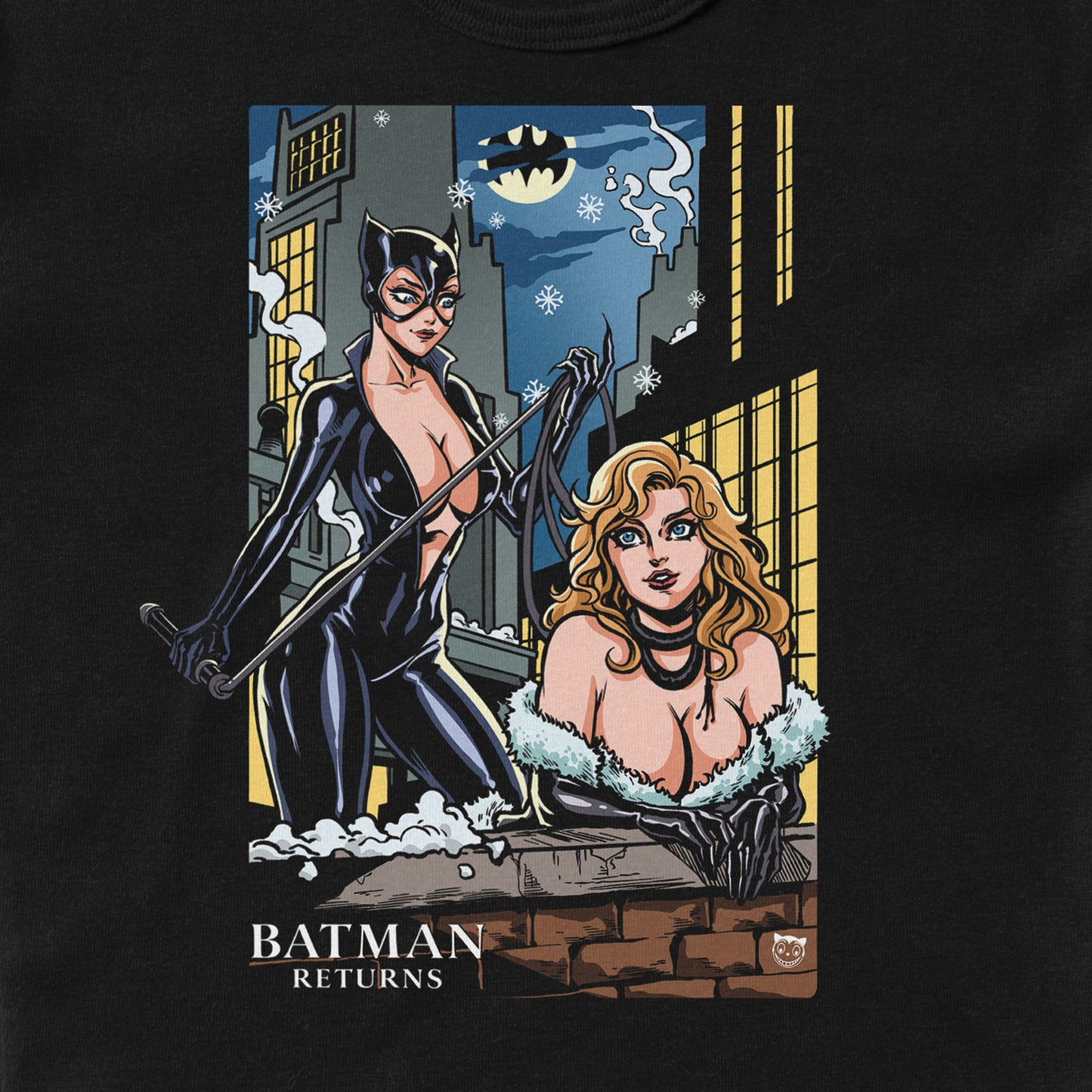 Catwoman & the Ice Princess - LAA Baby Rib Short Sleeve Raglan