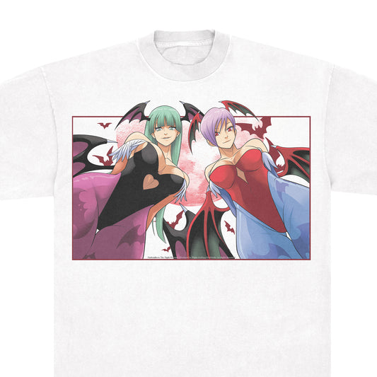 Darkstalkers: The Night Warriors F & B print - LAA 1801 White *Limited*