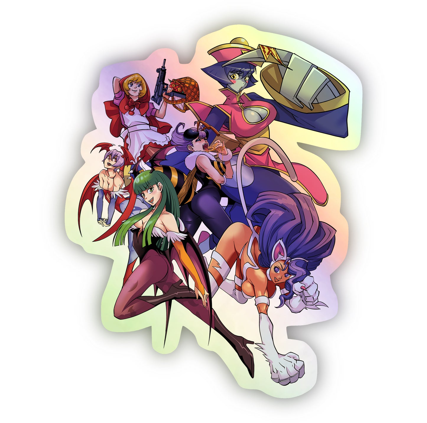 Darkstalkers Holographic Sticker