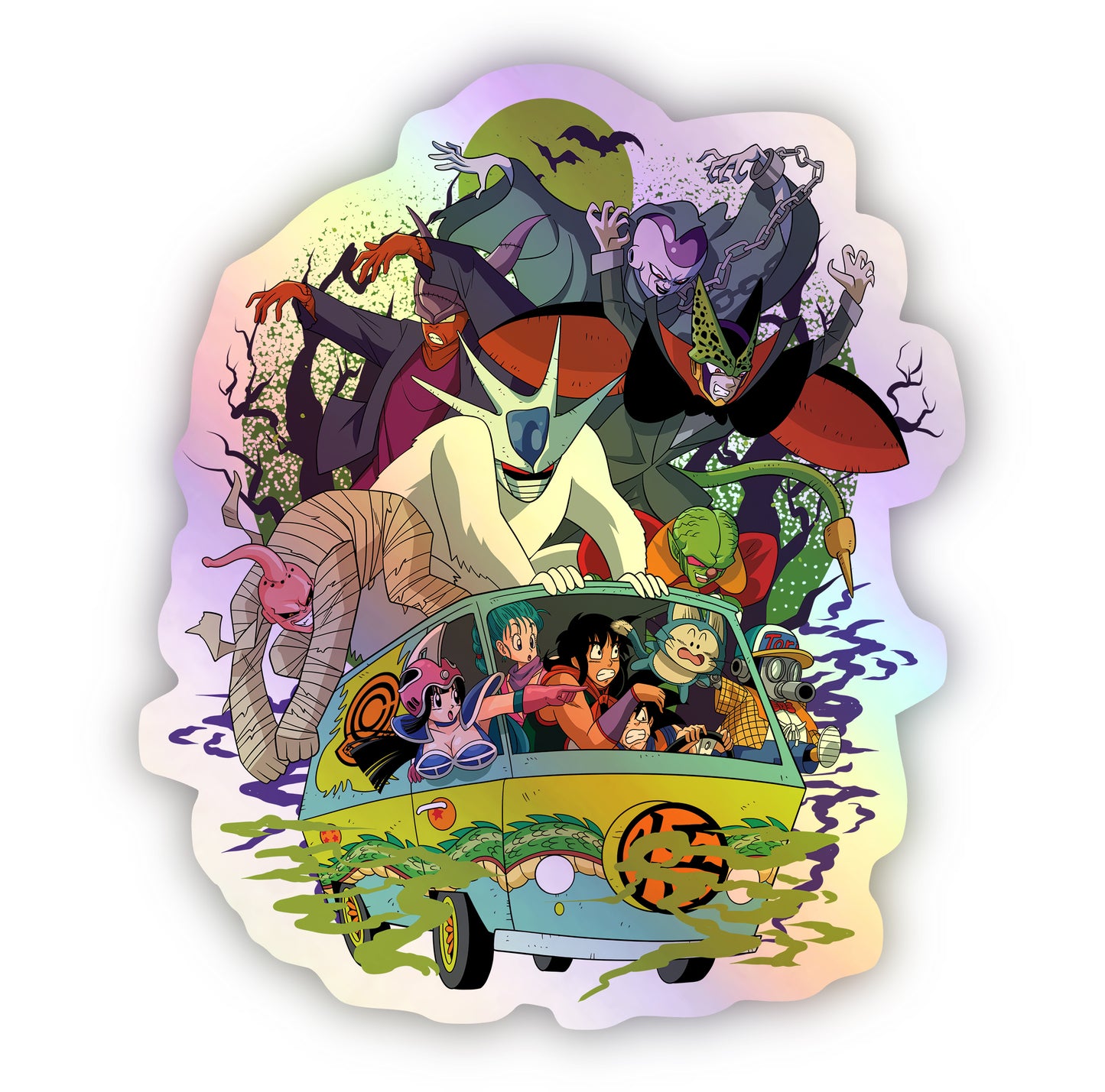 Dragonball “Mystery Machine” Holographic Sticker