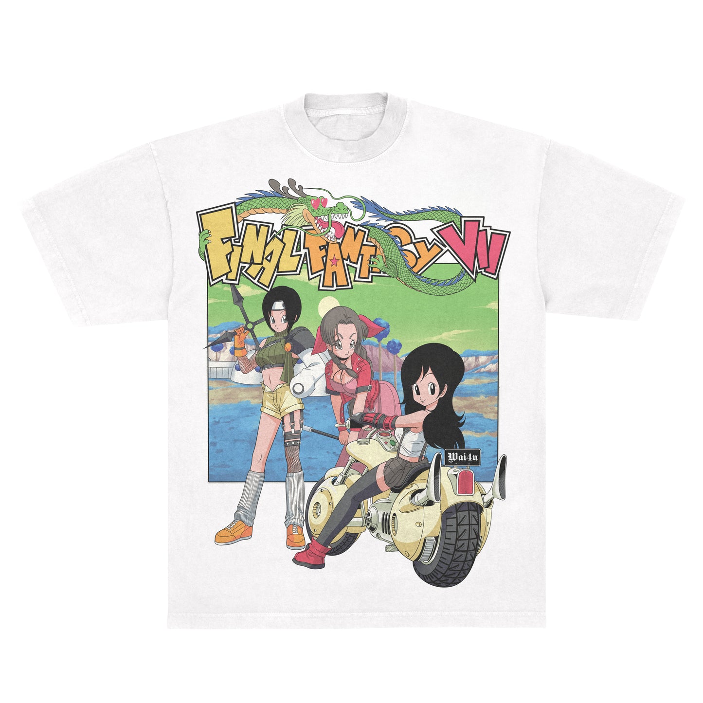 Final Fantasy VII x Dragonball - LAA 1801 White *Limited*