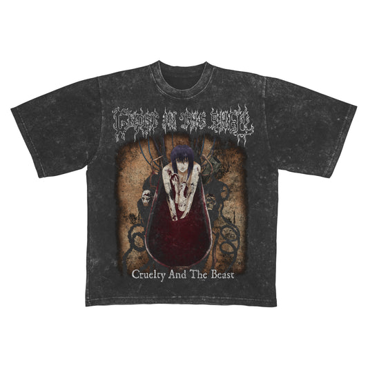 Ghost in the Shell x Cradle of Filth "Cruelty and the Beast" - Mineral Wash *limited*