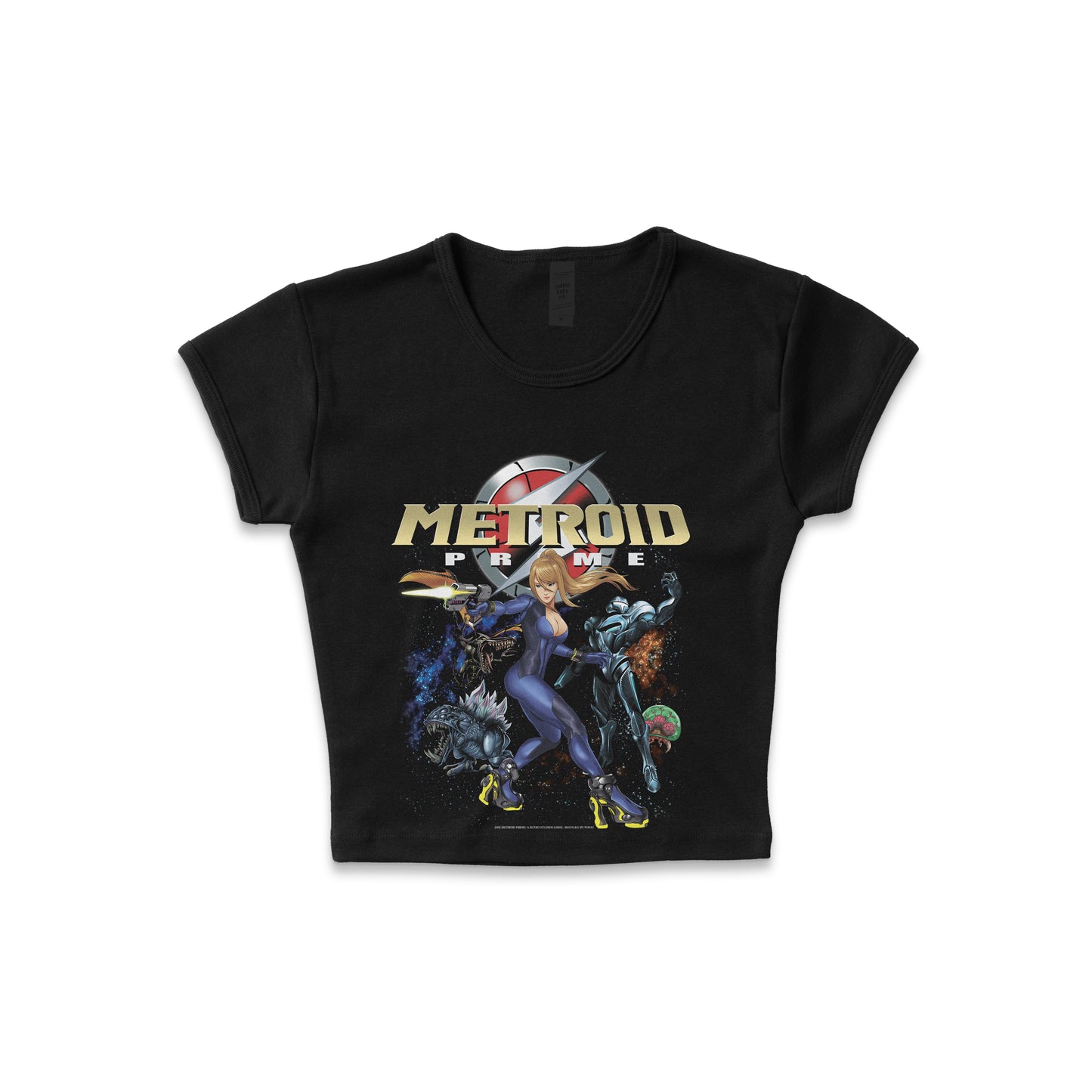 Metroid Prime (2002) - LAA Baby Rib Crop Top