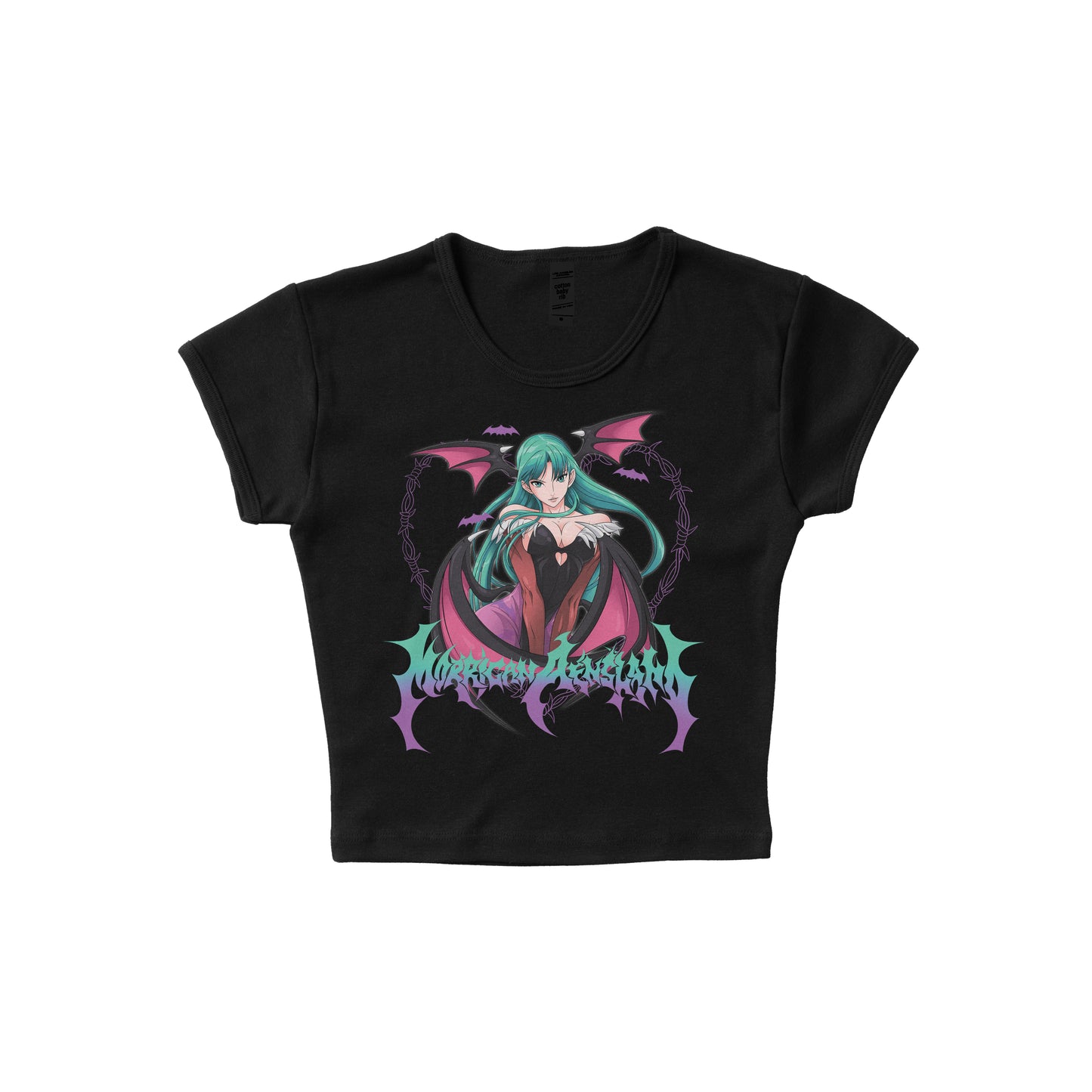 Morrigan Aensland - LAA Baby Rib Crop Top