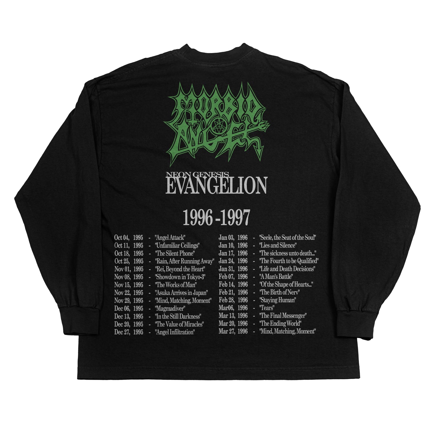 Morbid Angel x Evangelion "Domination" F&B print - CC 6014