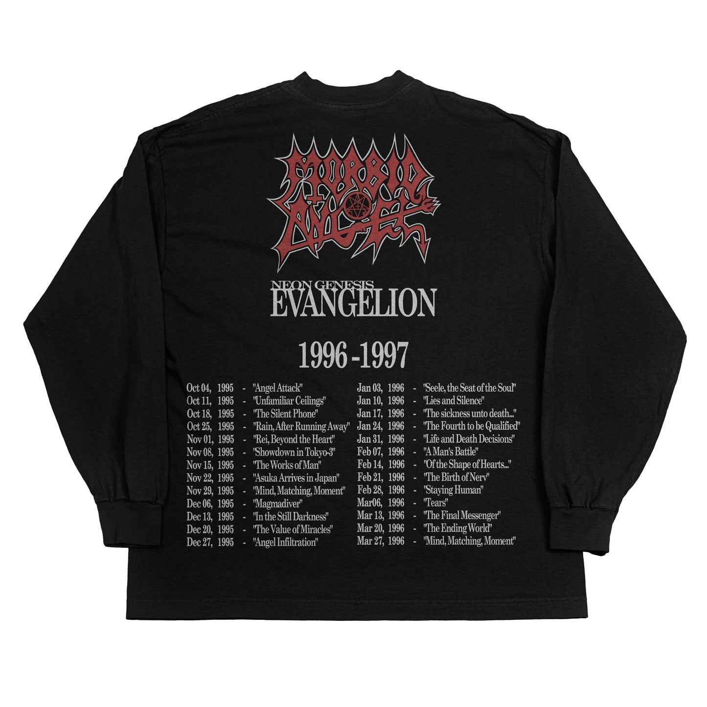 Morbid Angel x Evangelion "Tears" F&B print - CC 6014
