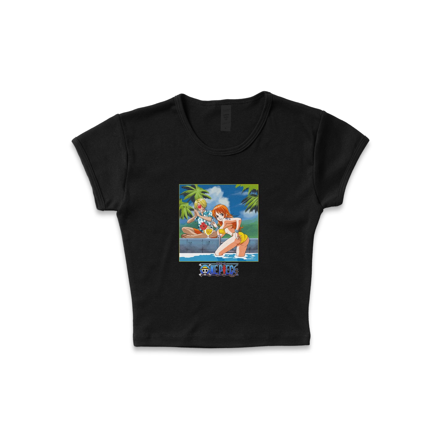 One Piece Nami "Pool Day" - LAA Baby Rib Crop Top