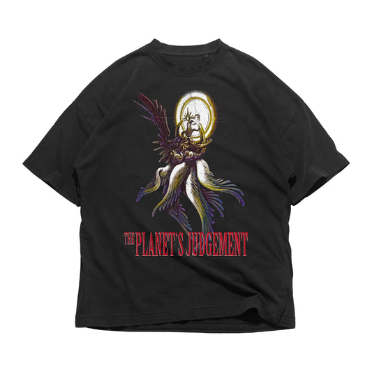 The Planet's Judgement FF7 Oversized Faded Tee