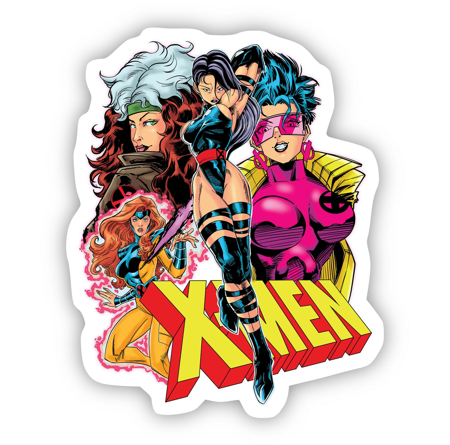 X-Men "Psylocke & Friends" Sticker