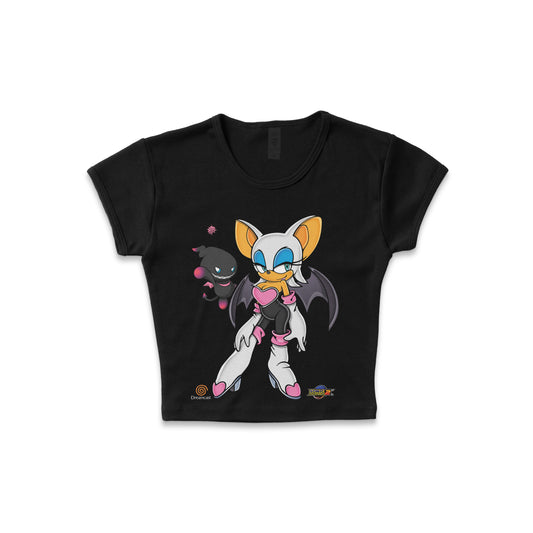 Rouge the Bat Dreamcast - LAA Baby Rib Crop Top