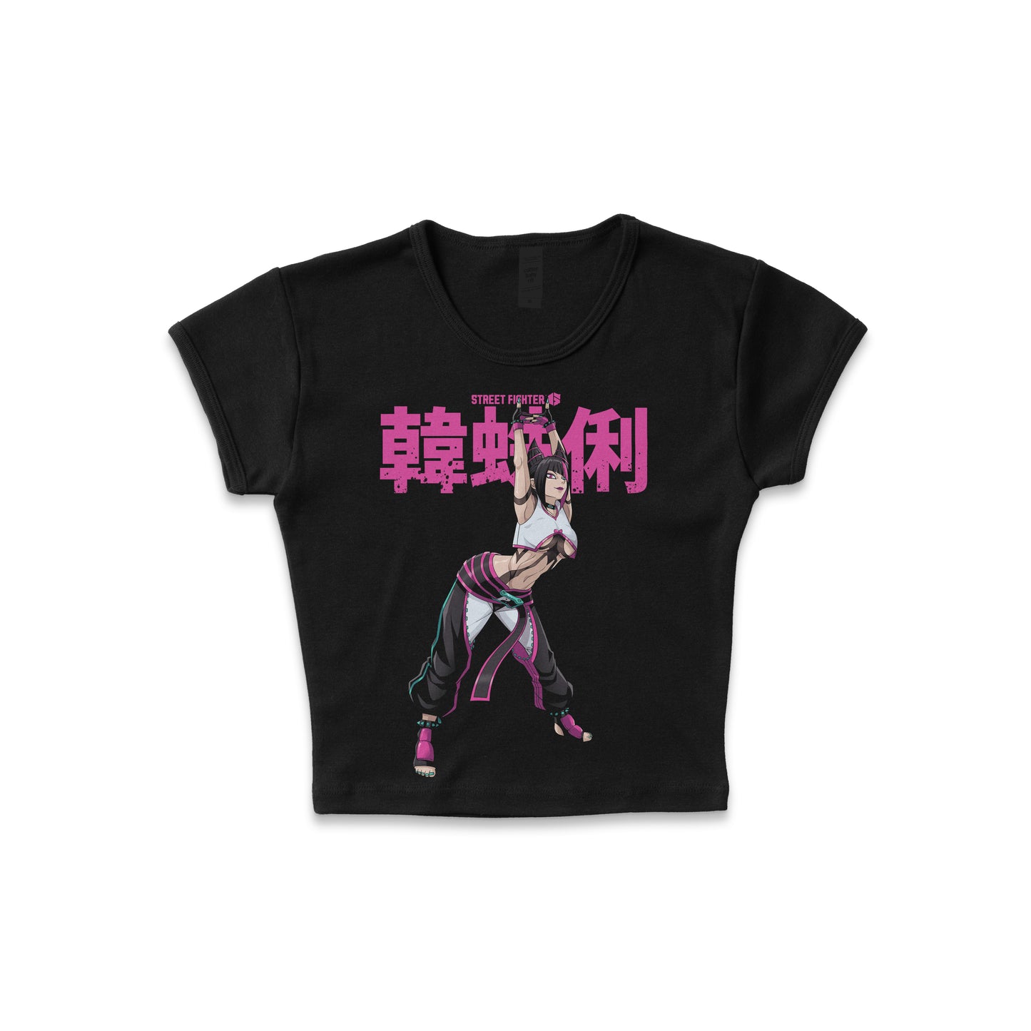 Street Fighter 6 Juri - LAA Baby Rib Crop Top
