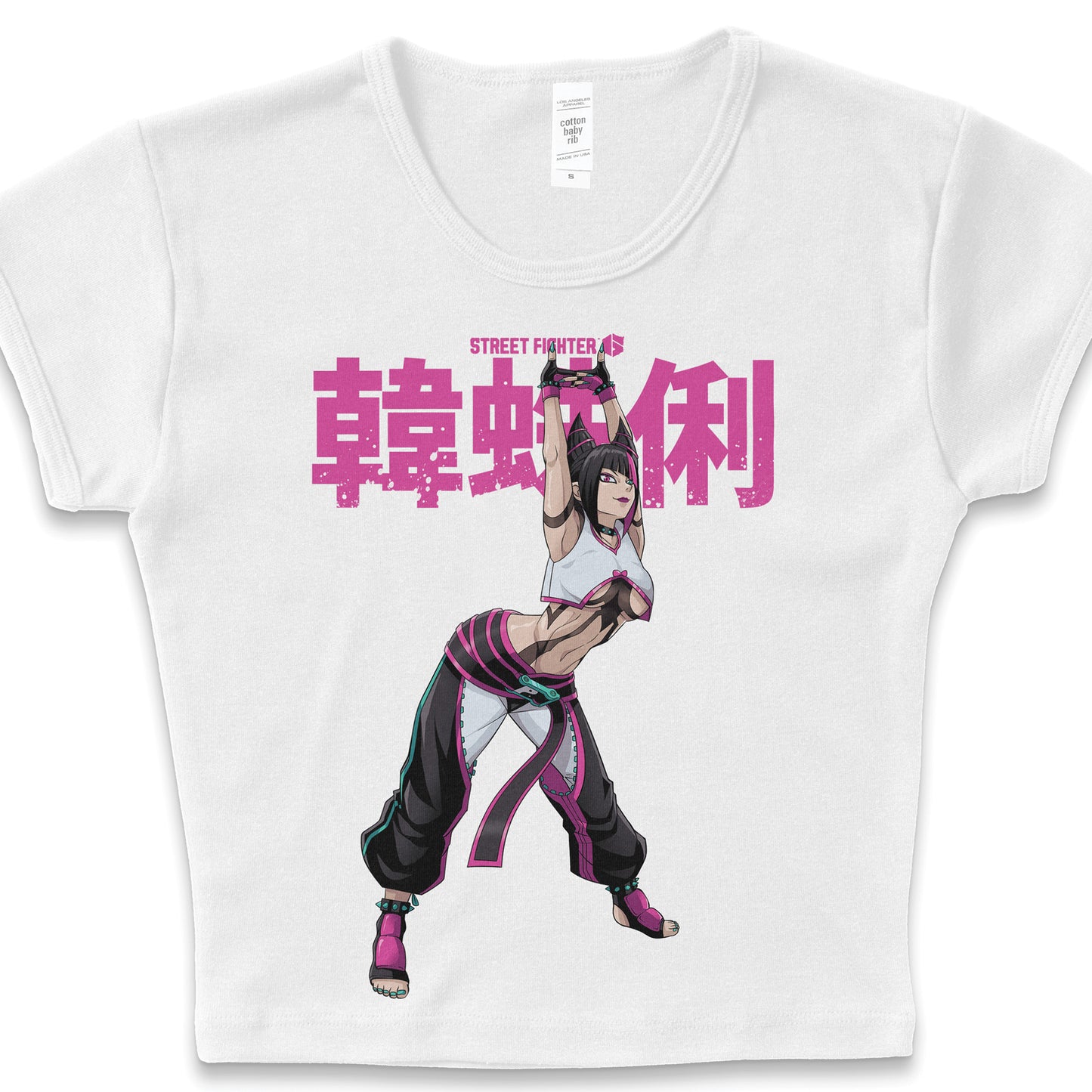 Street Fighter 6 Juri - LAA Baby Rib Crop Top