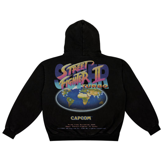 Super Street Fighter 2 Turbo F & B Print - Hoodie