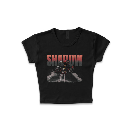 Shadow the Hedgehog Akira Slide - LAA Baby Rib Crop Top