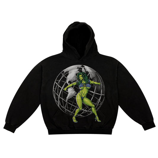 She-Hulk "Green Globes" F&B print - Hoodie