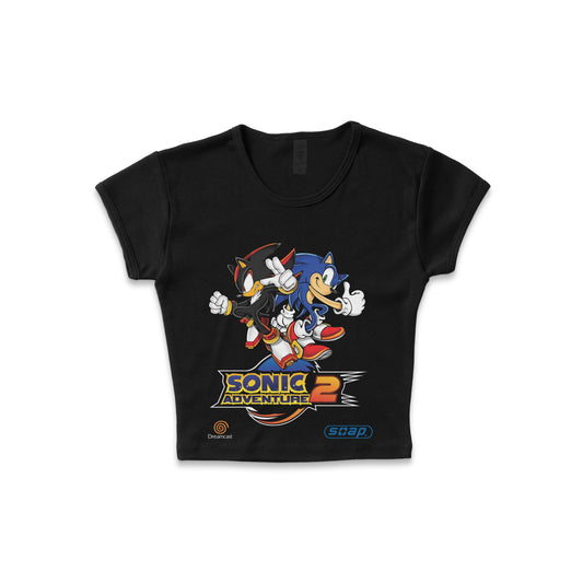 Sonic Adventure 2 Dreamcast - LAA Baby Rib Crop Top
