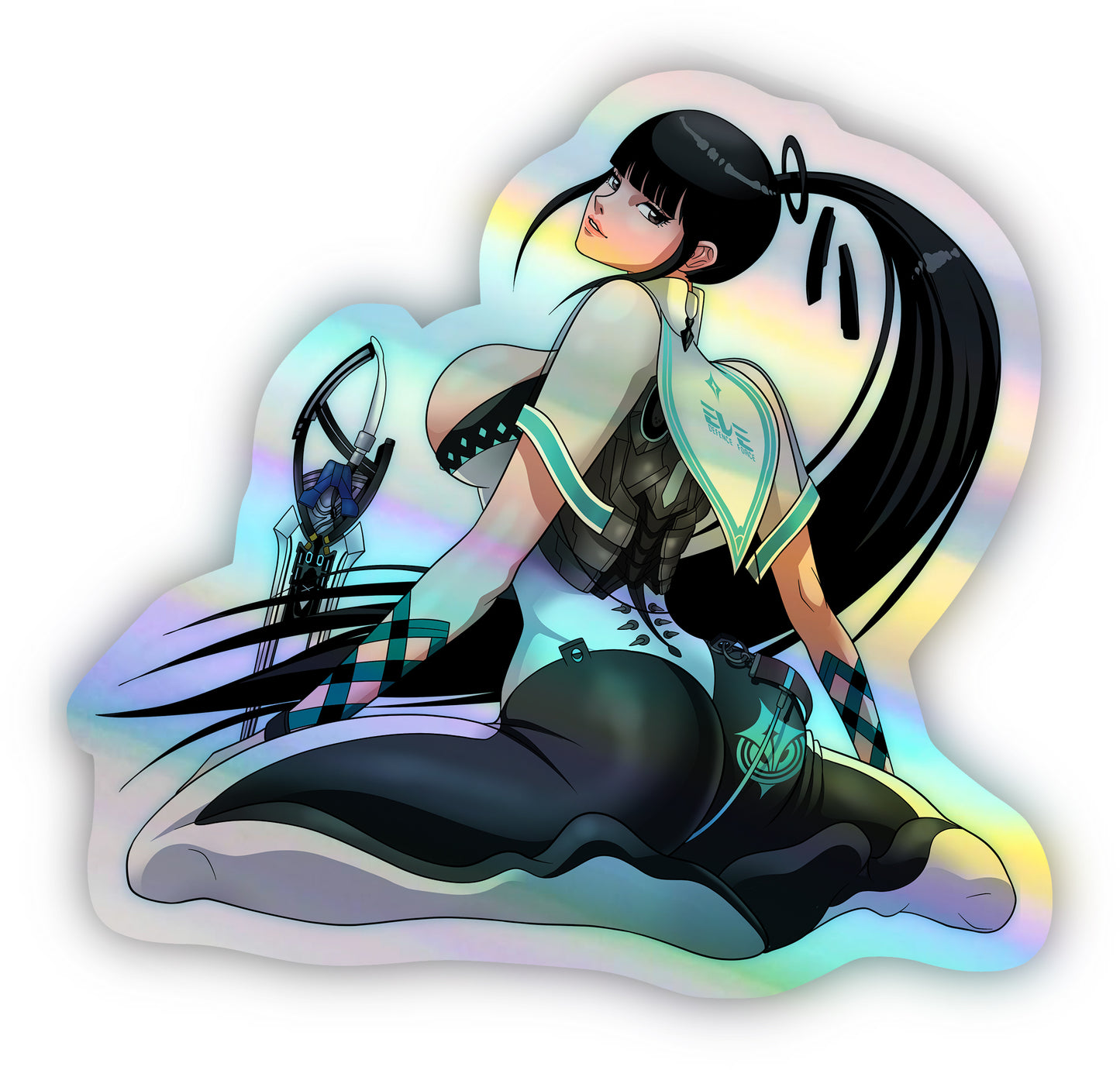 Stellar Blade Eve Holographic Sticker