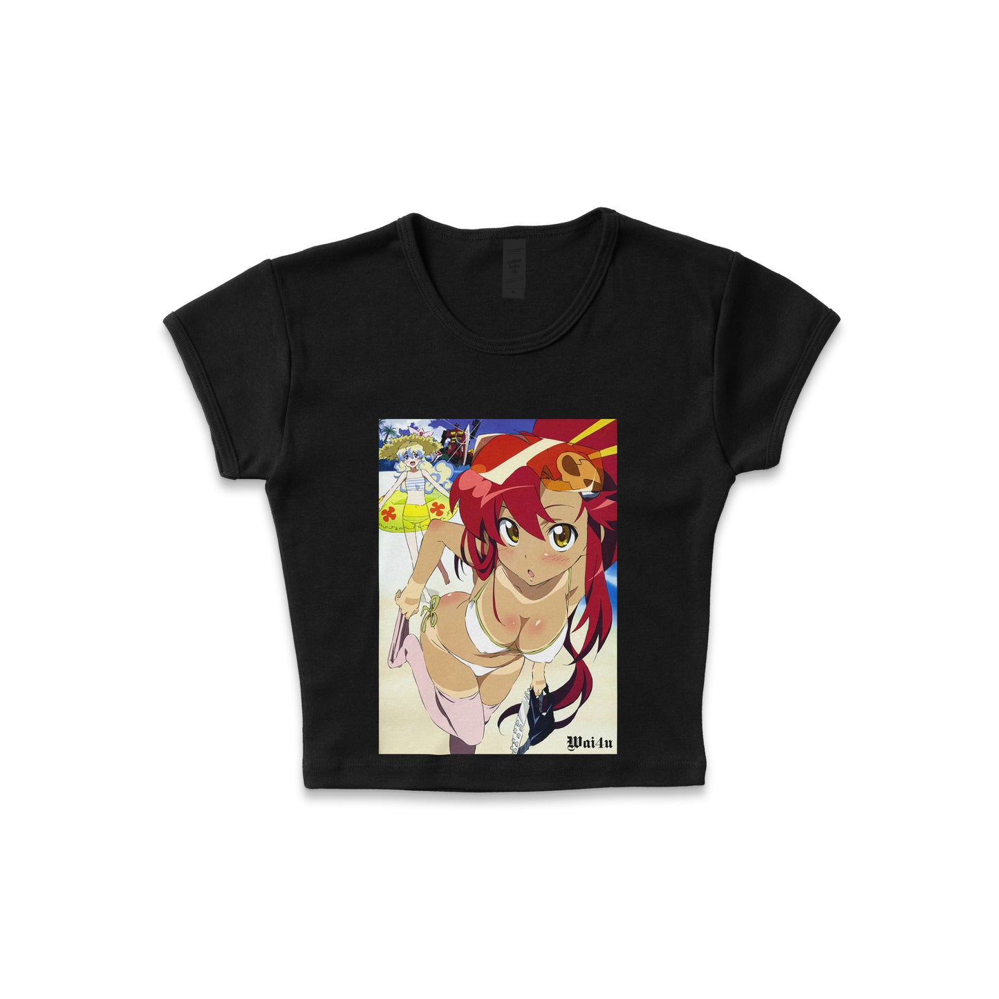 Gurren Lagann "Tanlines" - LAA Baby Rib Crop Top