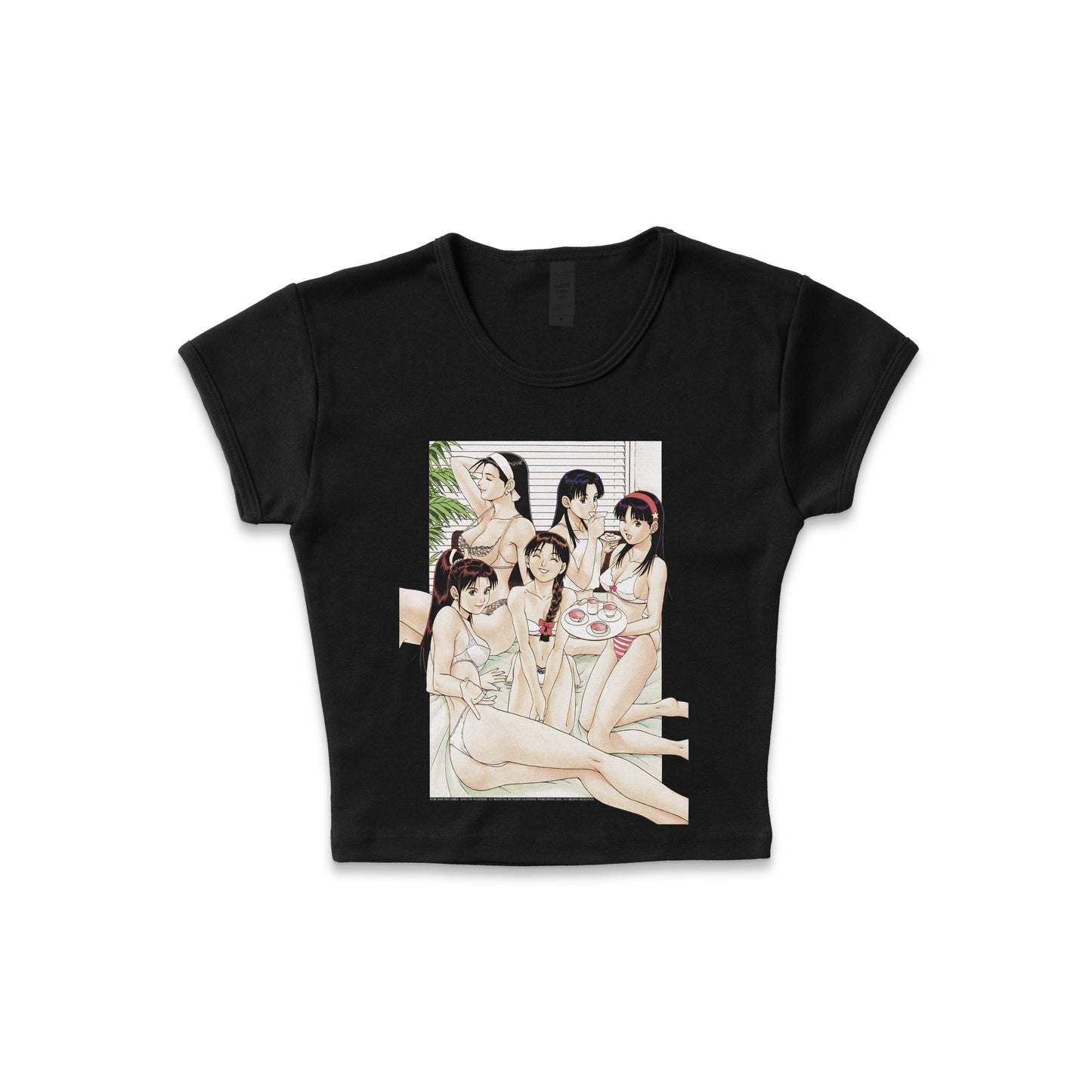 King of Fighters Yuri and the Girls - LAA Baby Rib Crop Top