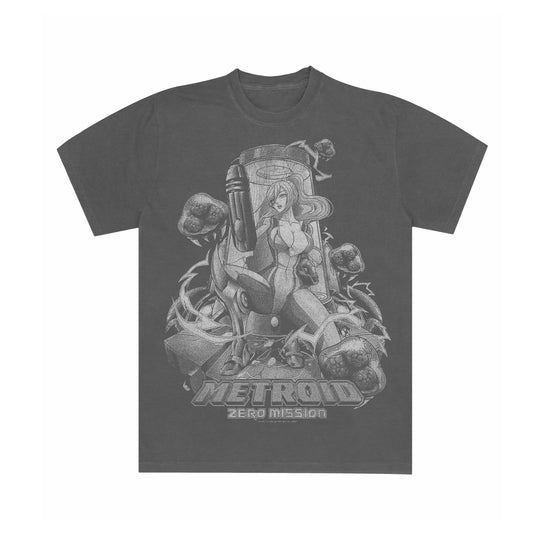 Metroid: Zero Mission Distressed - Tee *limited*
