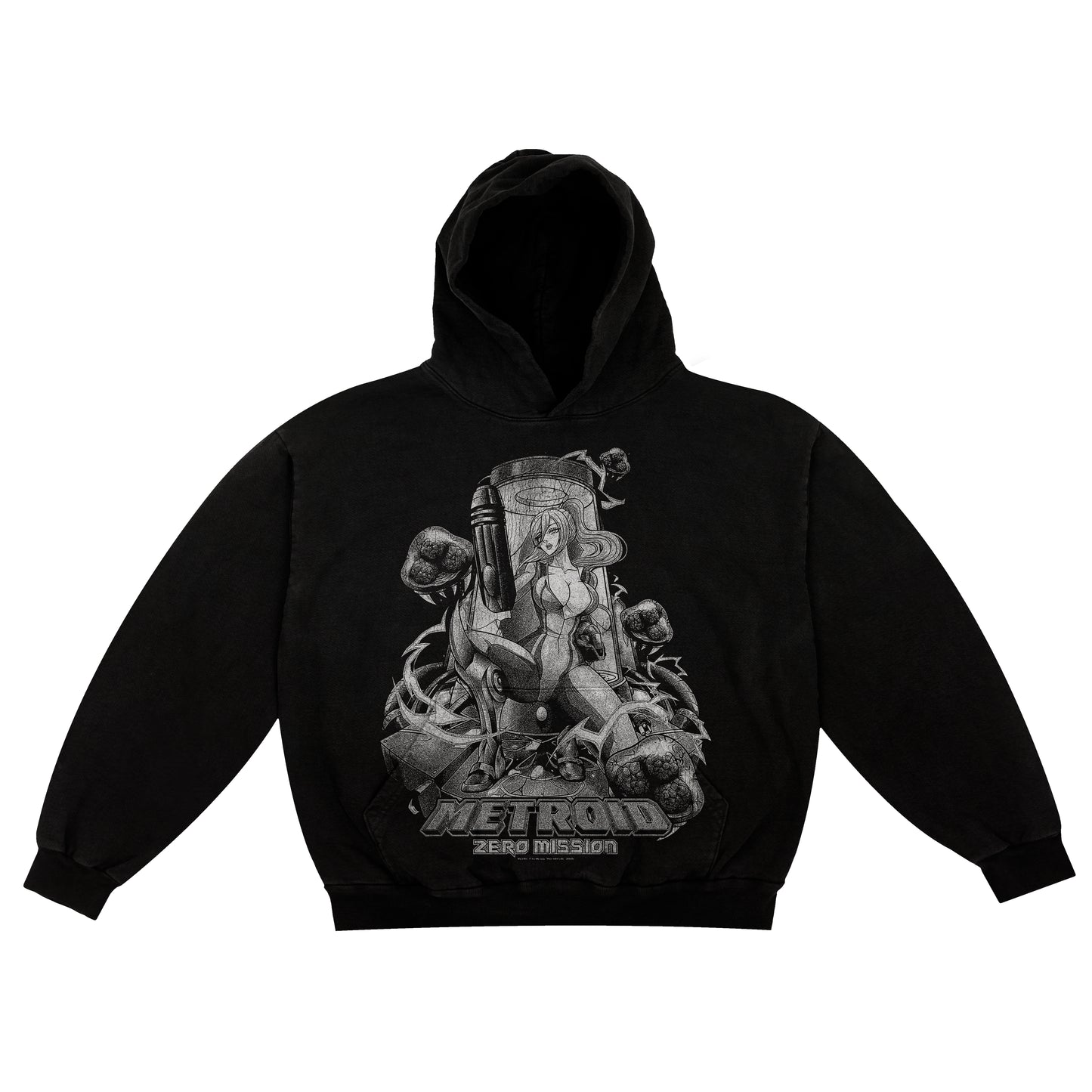 Metroid: Zero Mission Distressed - Hoodie *limited*