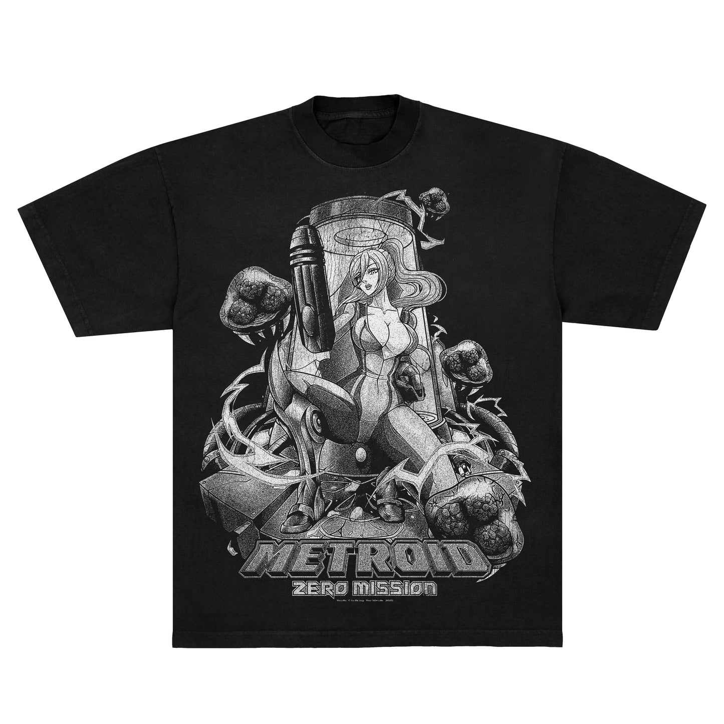 Metroid: Zero Mission Distressed - Tee *limited*