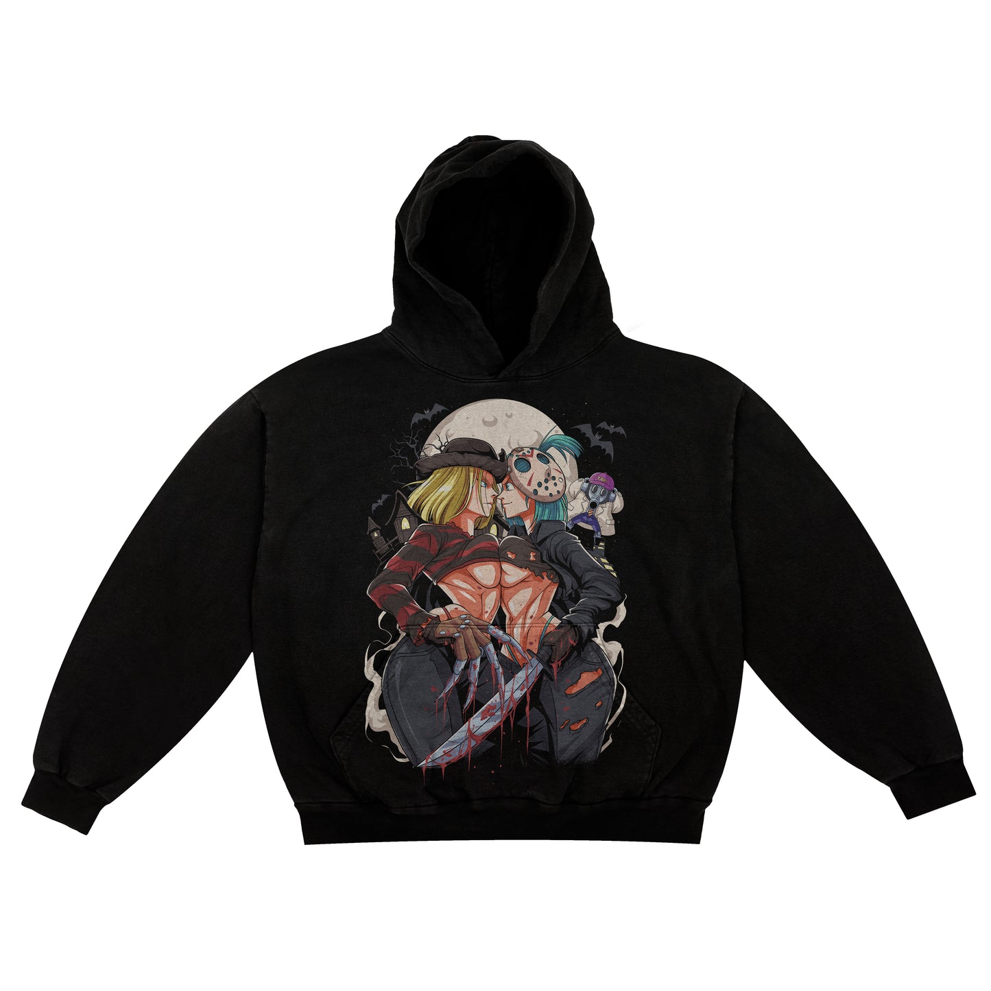 Dragonball Android 18 vs Bulma - Hoodie