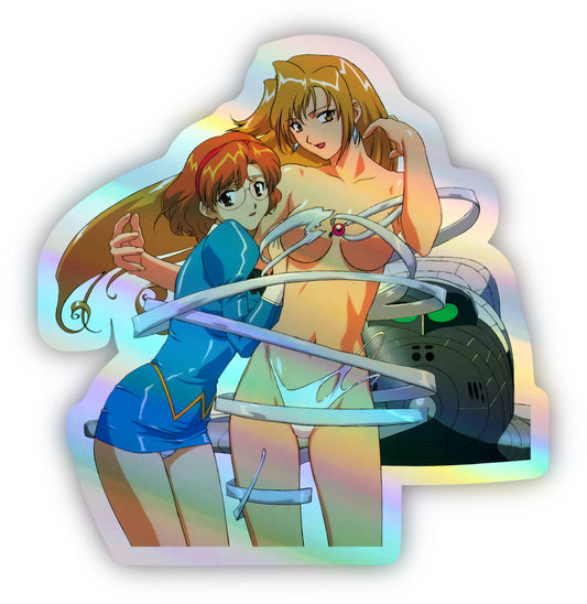 Agent Aika Sticker Holographic