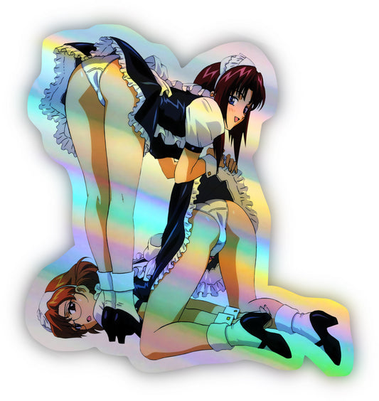 Agent Aika Maids Sticker Holographic