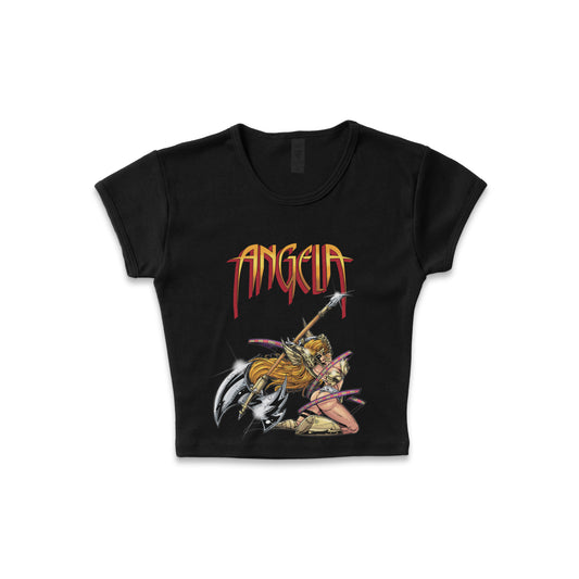 Angela Spawn "Axe" - LAA Baby Rib Crop Top