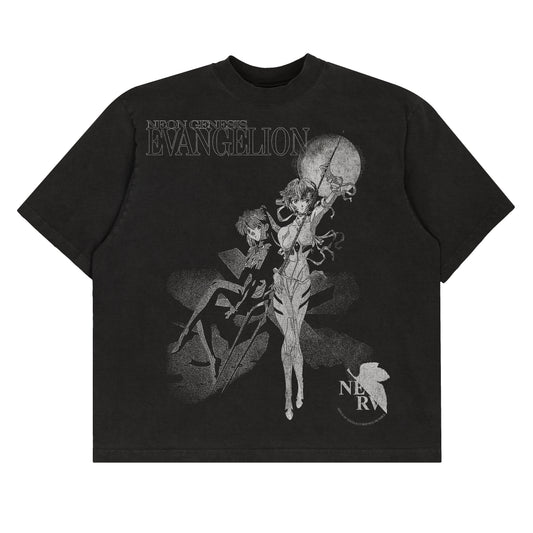 Neon Genesis Evangelion: Rei & Asuka Distressed - Tee *limited*