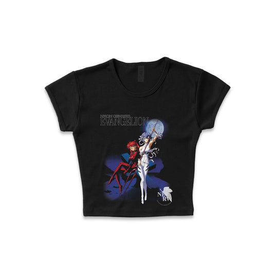 Neon Genesis Evangelion: Rei & Asuka - LAA Baby Rib Crop Top