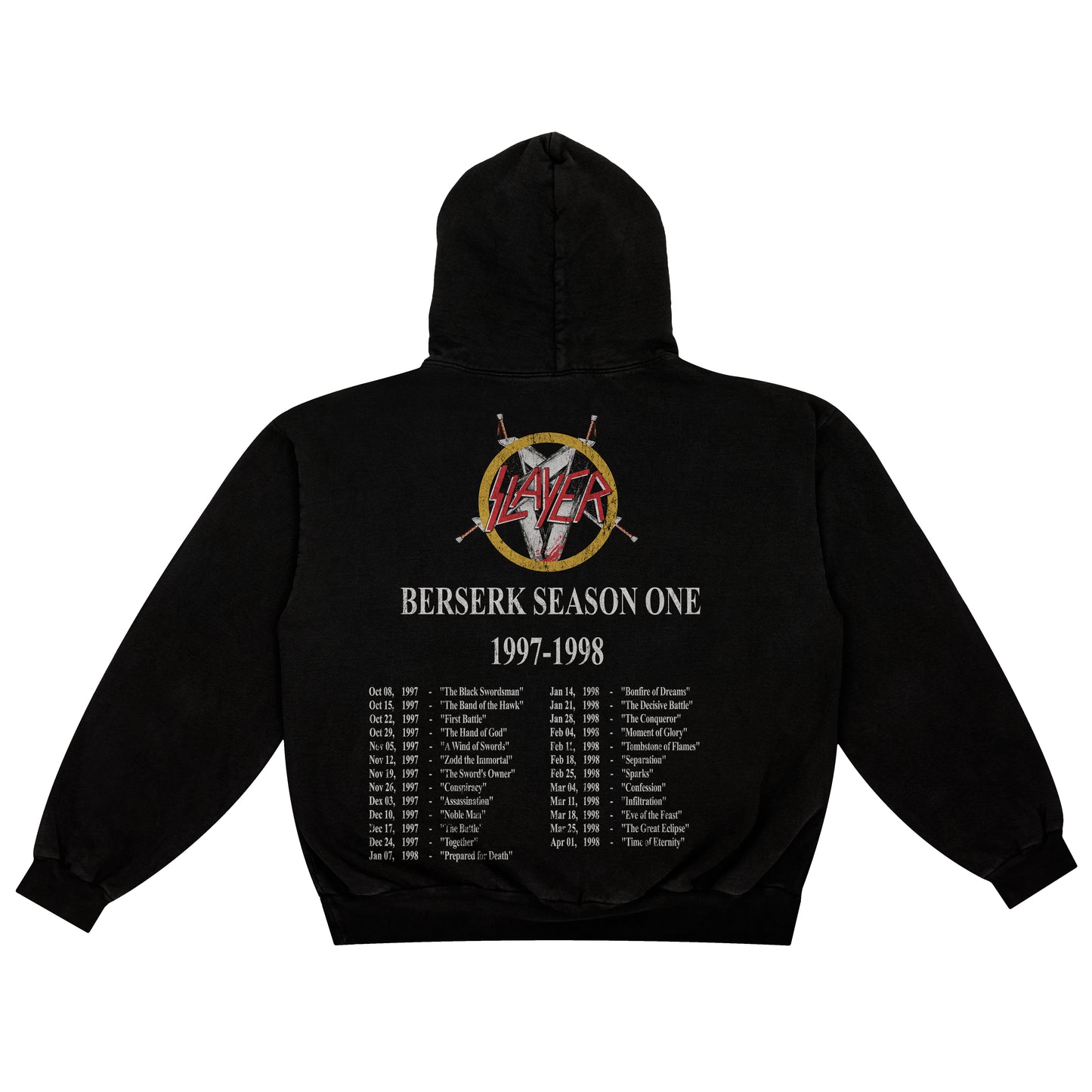 Berserk x Slayer "Seasons in the Abyss" - Hoodie