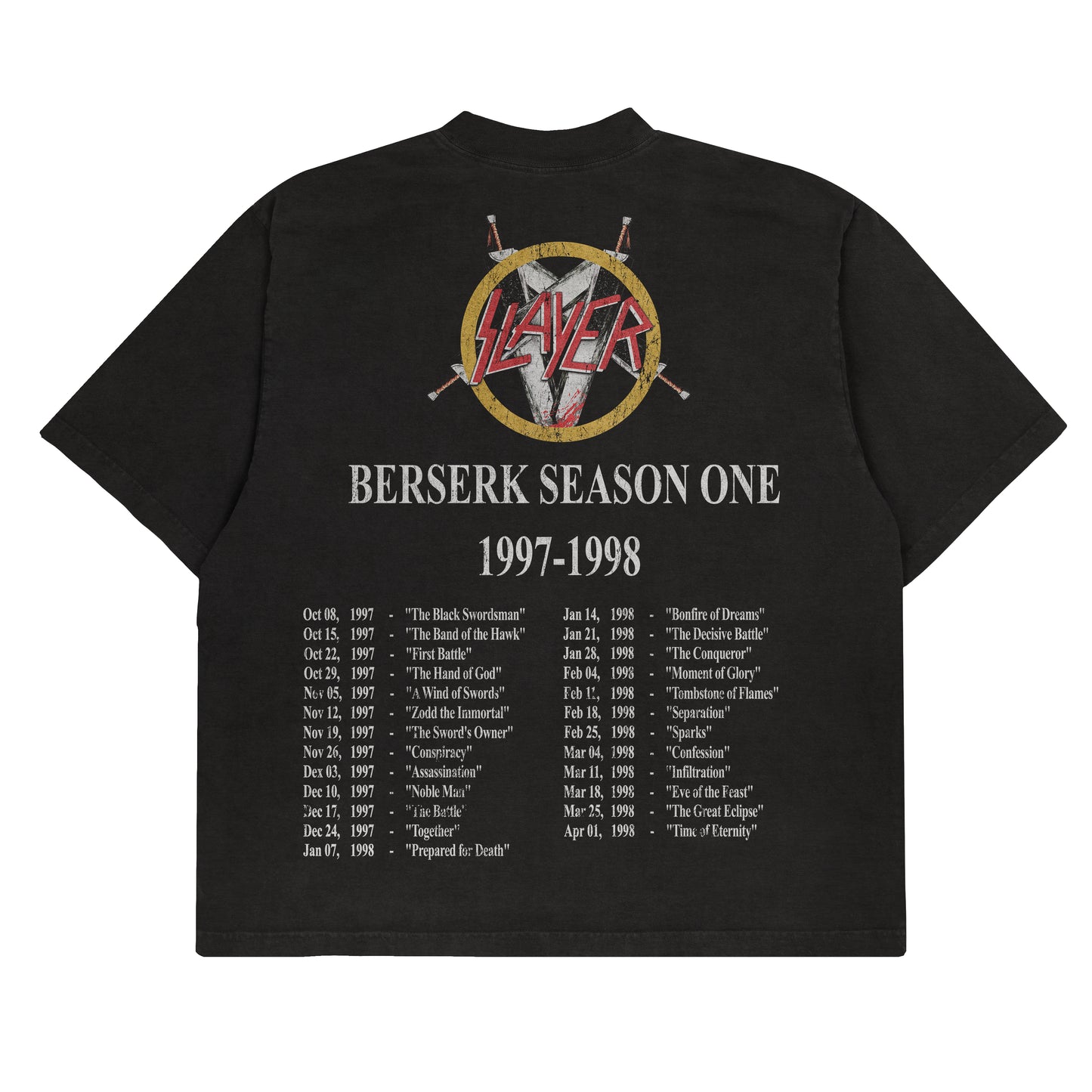 Berserk x Slayer "Seasons in the Abyss" - Tee