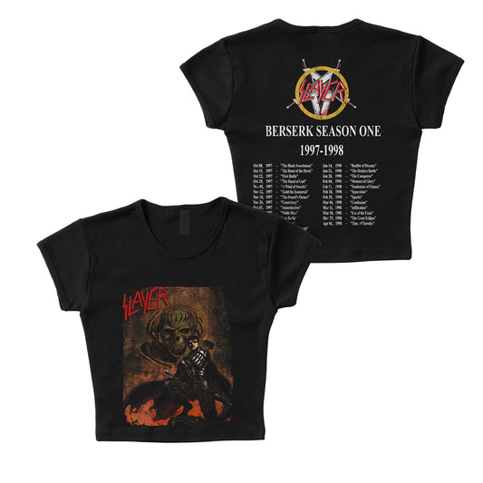 Berserk x Slayer "Seasons in the Abyss" - LAA Baby Rib Crop Top