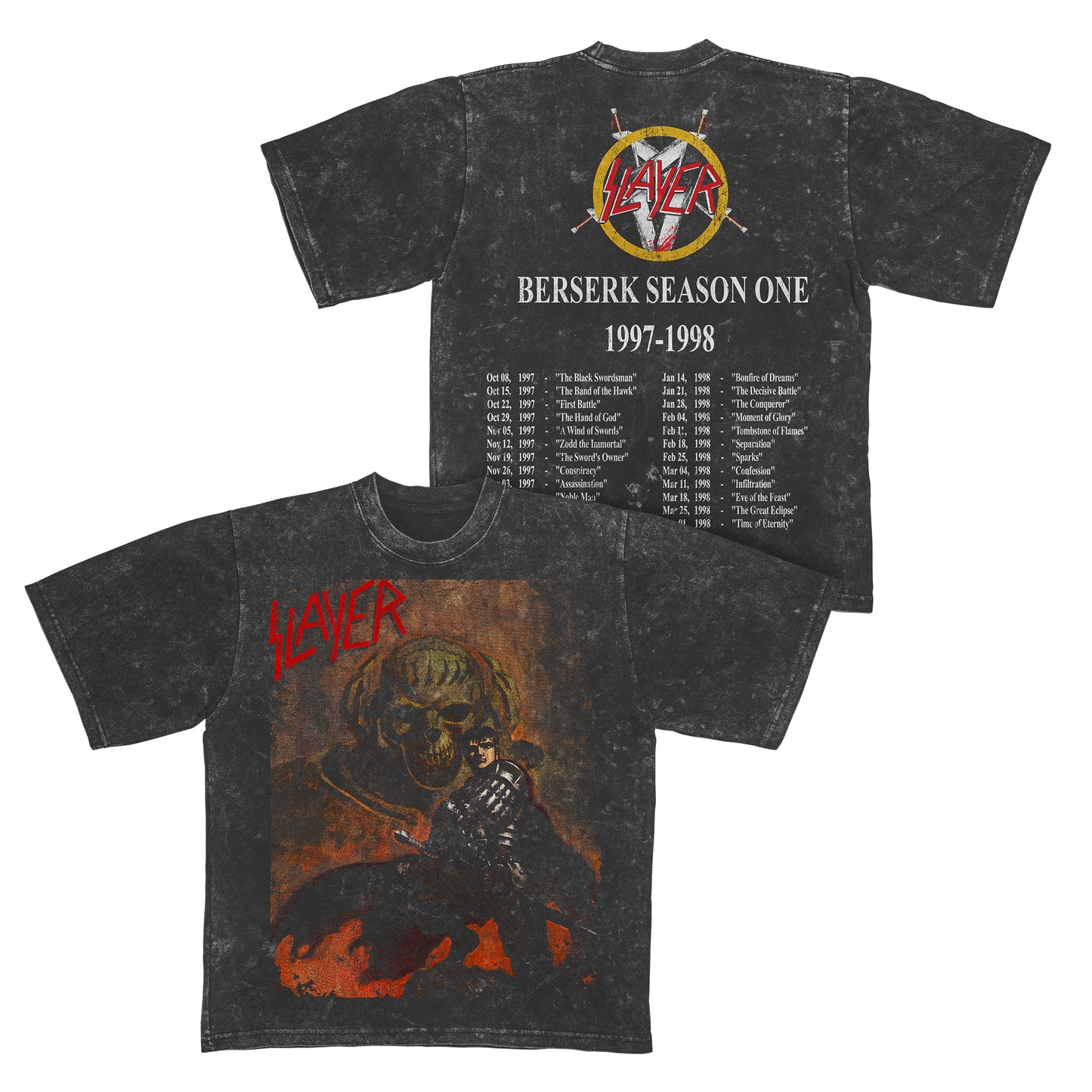 Berserk x Slayer "Seasons in the Abyss" - Mineral Wash *limited*