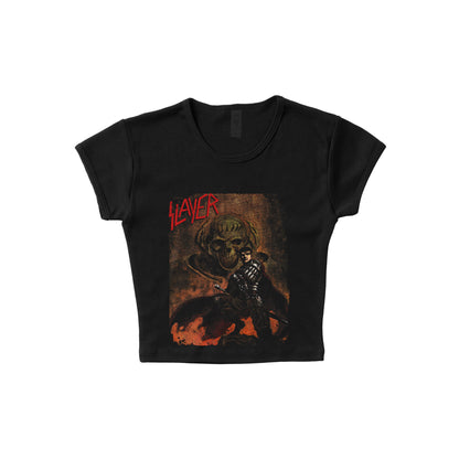 Berserk x Slayer "Seasons in the Abyss" - LAA Baby Rib Crop Top