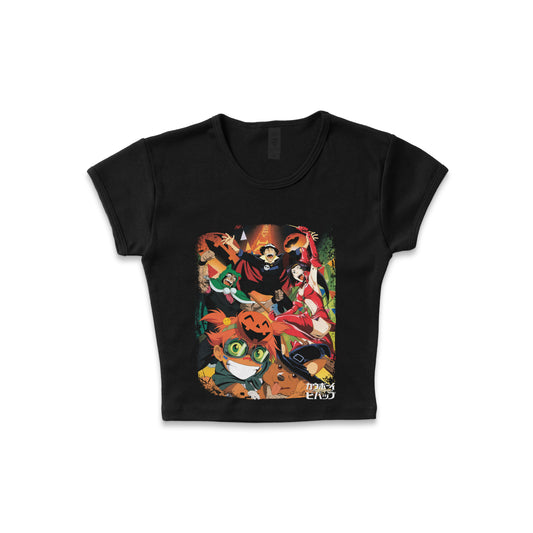 Cowboy Bebop Trick or Treat - LAA Baby Rib Crop Top