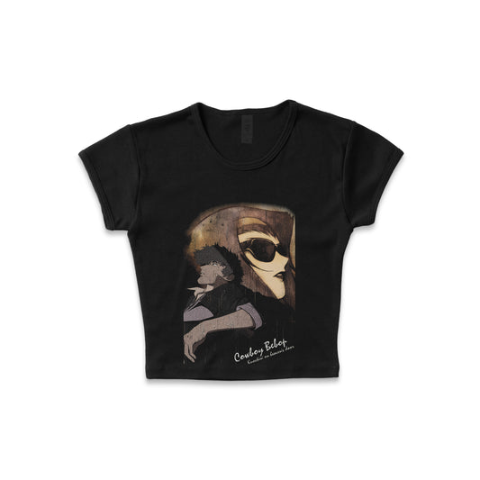 Cowboy Bebop Knockin on Heavens Door - LAA Baby Rib Crop Top