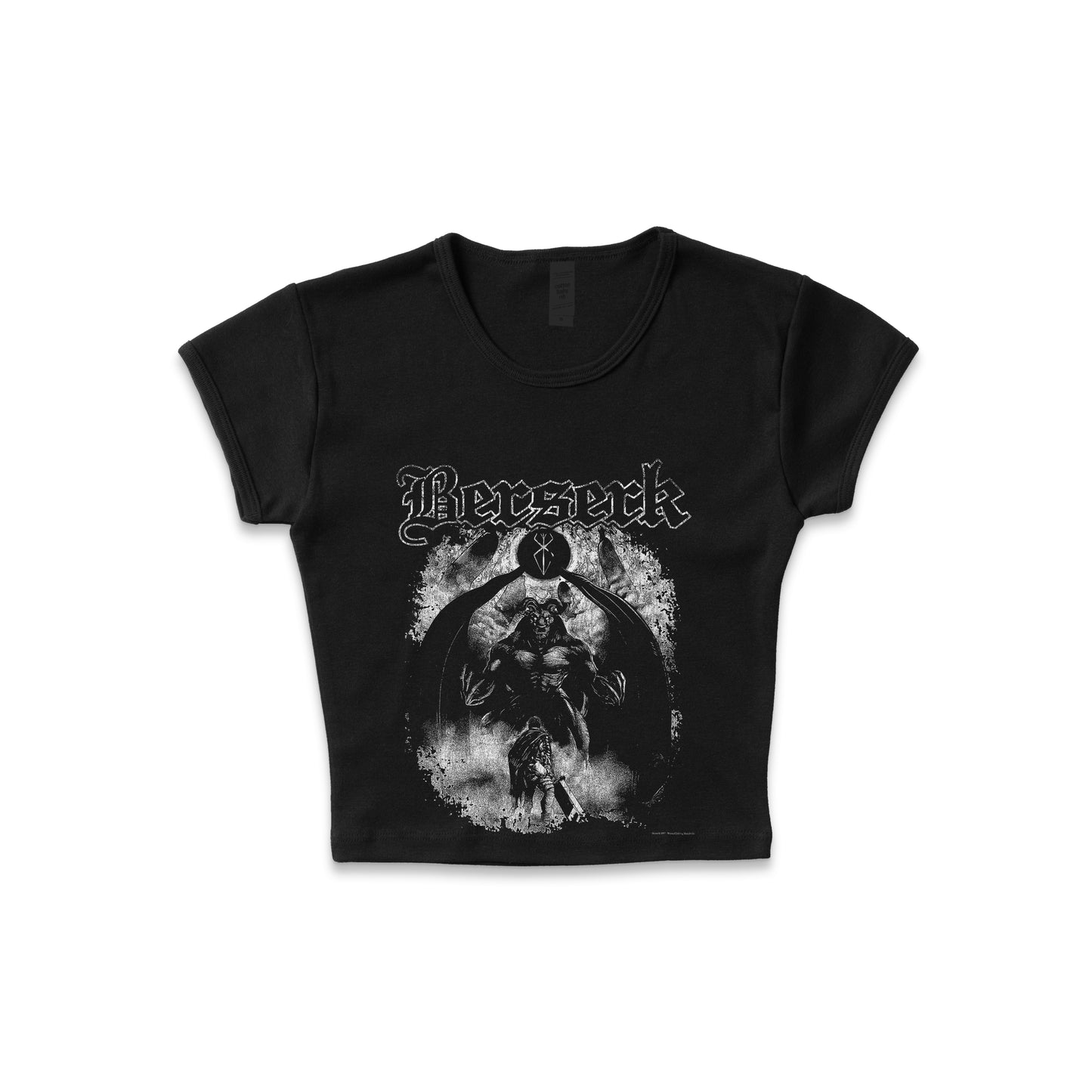 Berserk Guts vs Zodd - LAA Baby Rib Crop Top