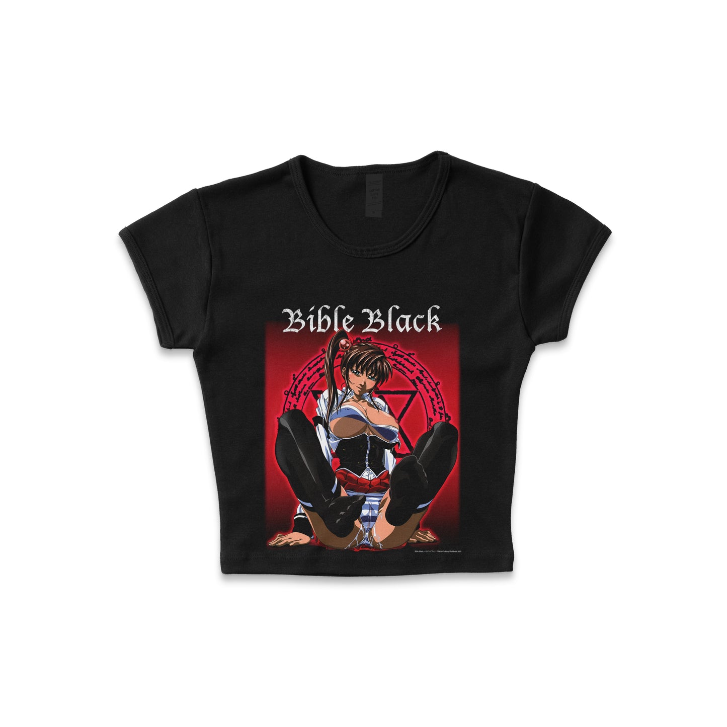 Bible Black - LAA Baby Rib Crop Top