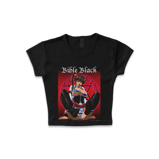 Bible Black - LAA Baby Rib Crop Top