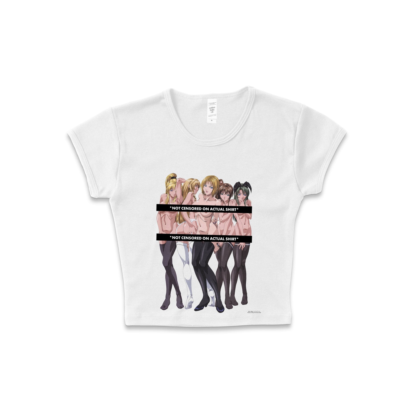 Bible Black NSFW - LAA Baby Rib Crop Top *limited*